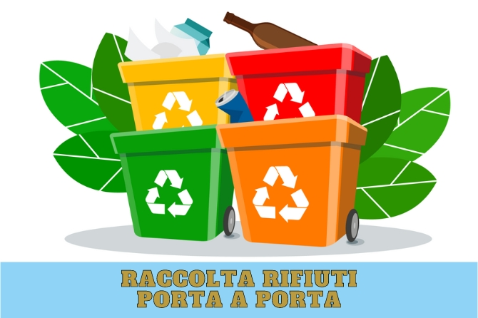 Consegna calendari per la raccolta rifiuti porta a porta